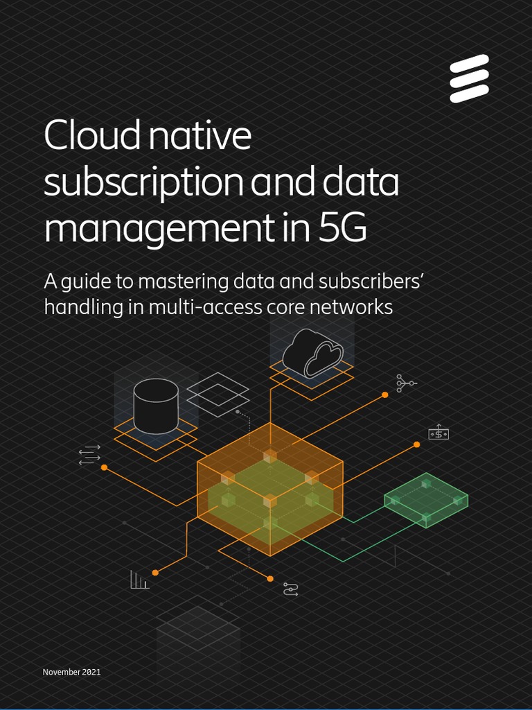 5g Core Guide Cloud Native Subscription Data Management | PDF | Cloud ...