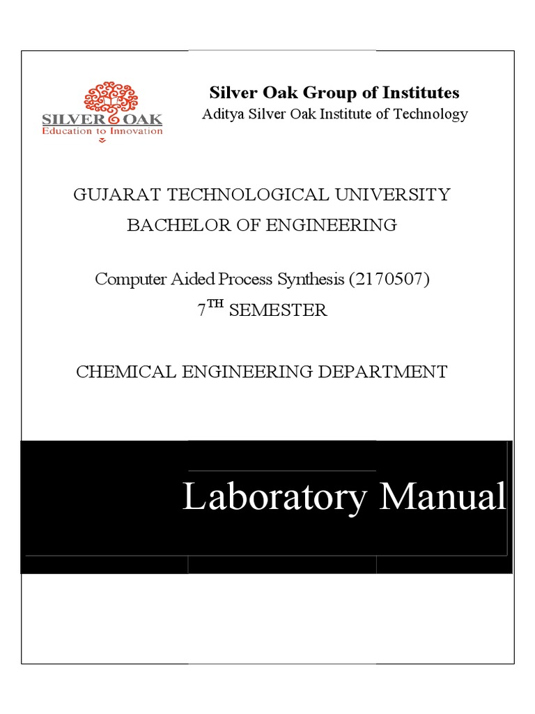 Laboratory Manual Laboratory Manual Laboratory Manual Computer Aided