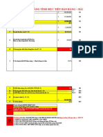 Bảng Tính Mục Tiêu + Hành Động KD Trên 1 Trang Excel