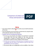 Comparison of Linked Lists With Arrays and Dynamic Arrays