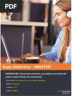 4.prevención Primaria, Secundaria y Terciaria Del Acoso Escolar. Planes de Convivencia.