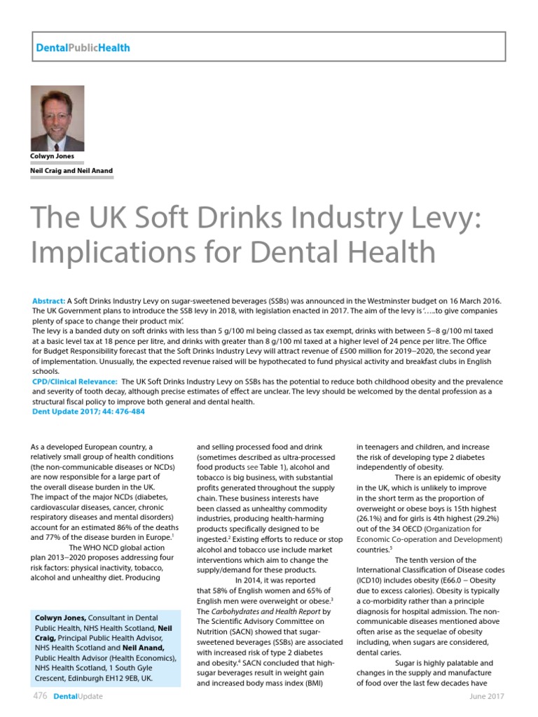The UK Soft Drinks Industry Levy DU Download Free PDF Elasticity (Economics) Taxes