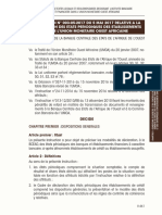 Recueil Des Textes Légaux Et Réglementaires Régissant L'activité Bancaire Et Financière Dans l'UMOA, Vol. I, Éd. 2018-Pages-617-619