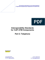 EUROCAE ED-137 Interoperability Standards For VoIP ATM Components Part 2 Telephone