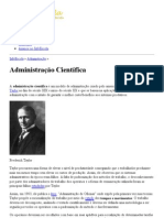 Administração Científica - Princípios - InfoEscola