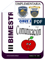 Comunicación  III Bimestre