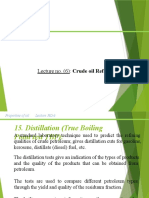 Lecture No. (6) : Crude Oil Refining