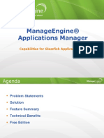 Manageengine® Applications Manager: Capabilities For Glassfish Application Server