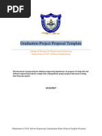 Graduate Project Proposal Template