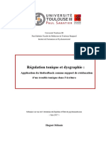 Dysgraphie et regulation tonique - biofeedback