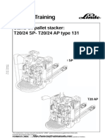 Linde T20-24 Stand-On Pallet Stacker Service Training Manual PDF