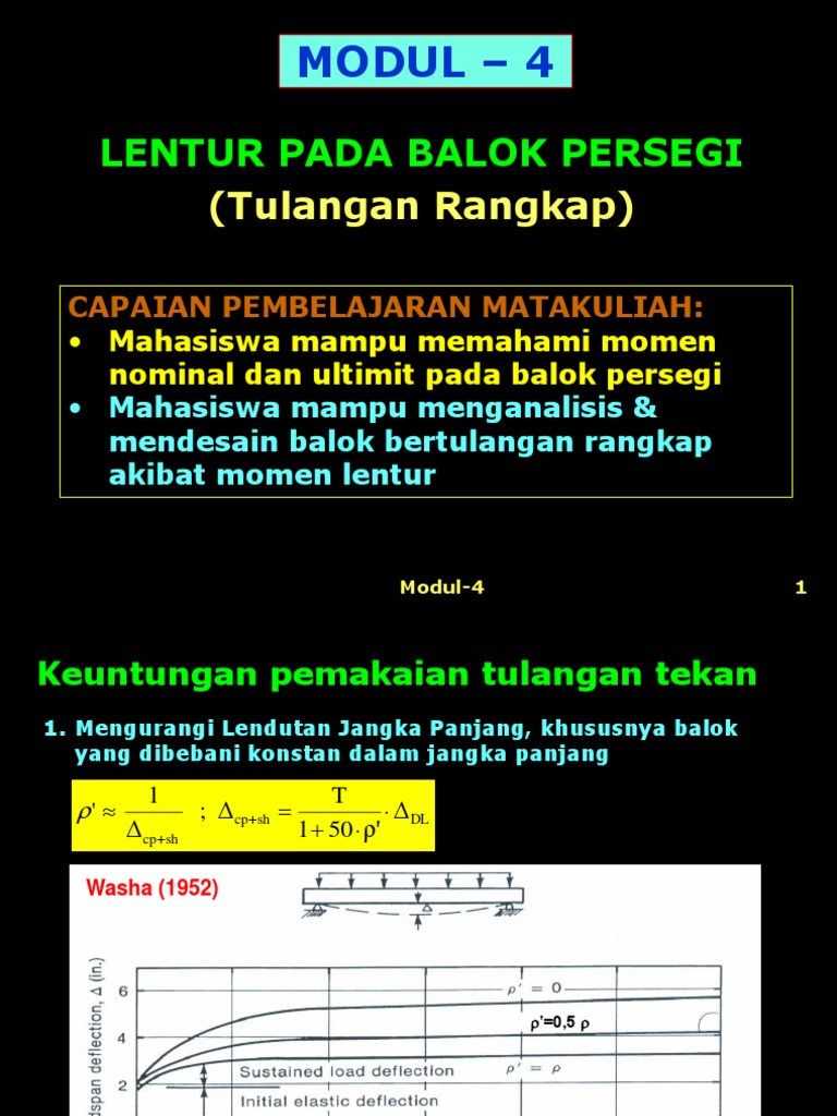 Desain Balok Bertulangan Rangkap | PDF