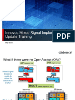 Innovus Mixed Signal Implementation Update Training