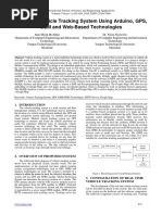 Real-Time Vehicle Tracking System Using Arduino GPS