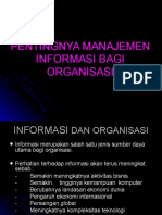 Pentingnya Manajemen Informasi Bagi Organisasi