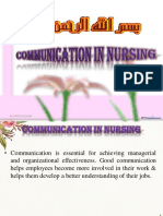 1 - Communication in Nursing