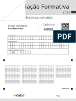 1 Avaliação Formativa: Caderno