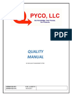 Quality Manual: Approved By: Jose Alberto Approved On: 08/10/2017