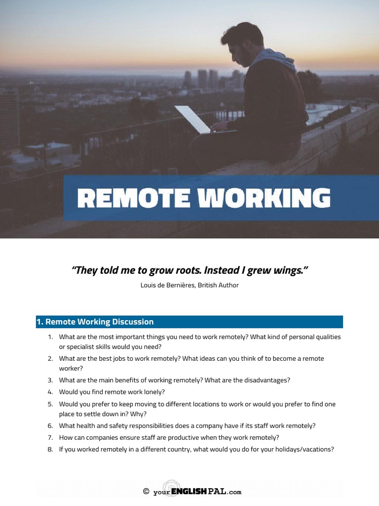 Remote Work: A Guide for Nomads | PDF | Cost Of Living | Noun