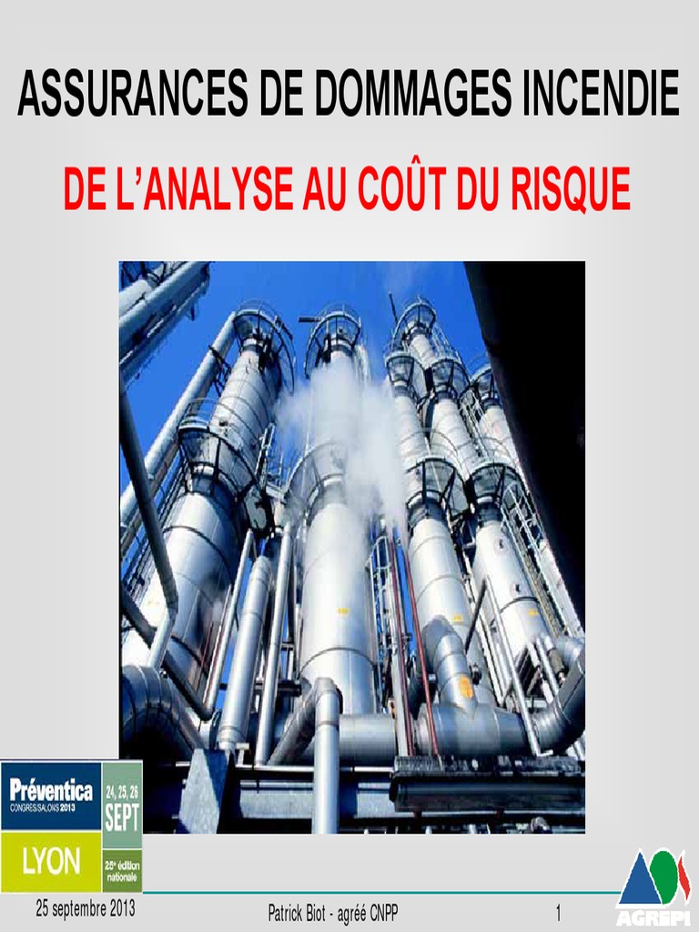 Gestion des risques d'incendie et assurance | PDF | Sécurité | Risque
