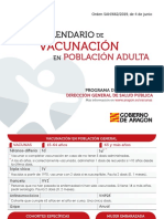 Calendario Bolsillo Vacunacion Poblacion Adulta Aragon 2019