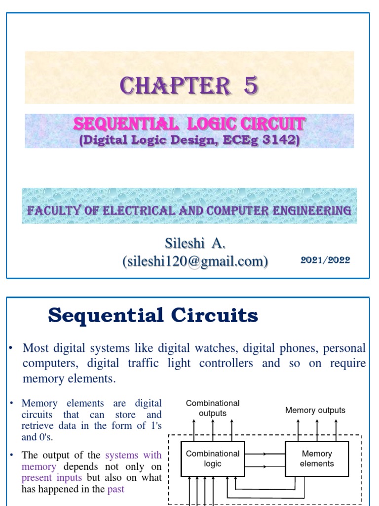 Chapter 5 Sequential Circuits | PDF | Electronics | Computer Engineering