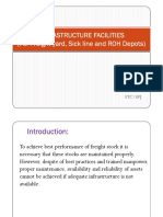 Infrastructure Facilities for Freight Yards, Sick Lines and ROH Depots