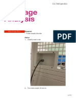 Error Message Analysis - Refigerator