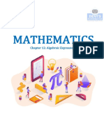 Chapter 12 Algebraic Expressions