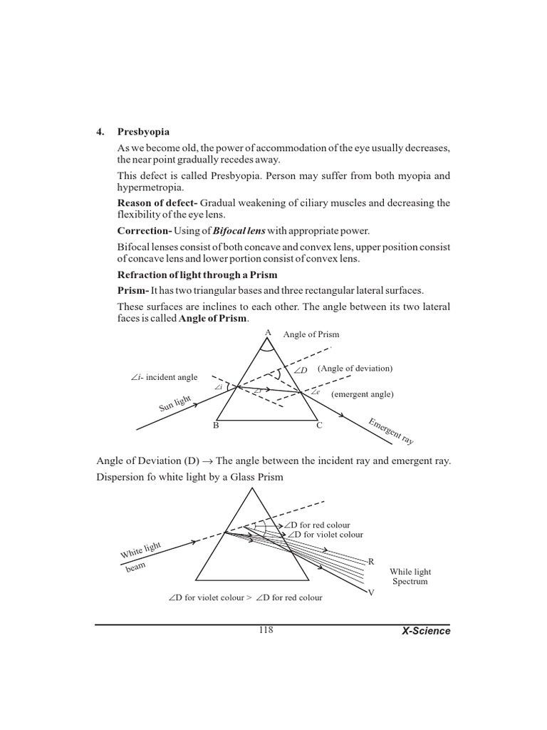 10 Science Notes 11 Human Eye and Colourful World 1 | PDF | Sunset ...