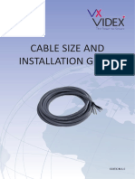 Cable Size and Installation Guide: Edition 1.0