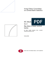 IFC Working Papers: Irving Fisher Committee On Central Bank Statistics