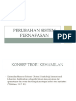 Perubahan Sistem Pernafasan