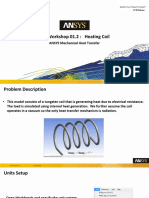 Workshop 01.2: Heating Coil: ANSYS Mechanical Heat Transfer