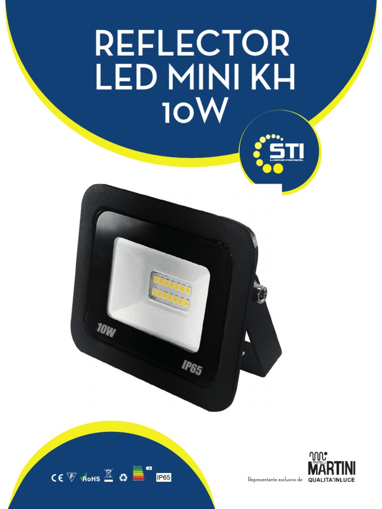 Reflector Led Mini KH 10W | PDF | Diodo emisor de luz | Encendiendo
