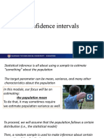 Week 8.1 - Confidence Interval