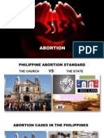 Philippine Abortion Debate: The Church vs The State