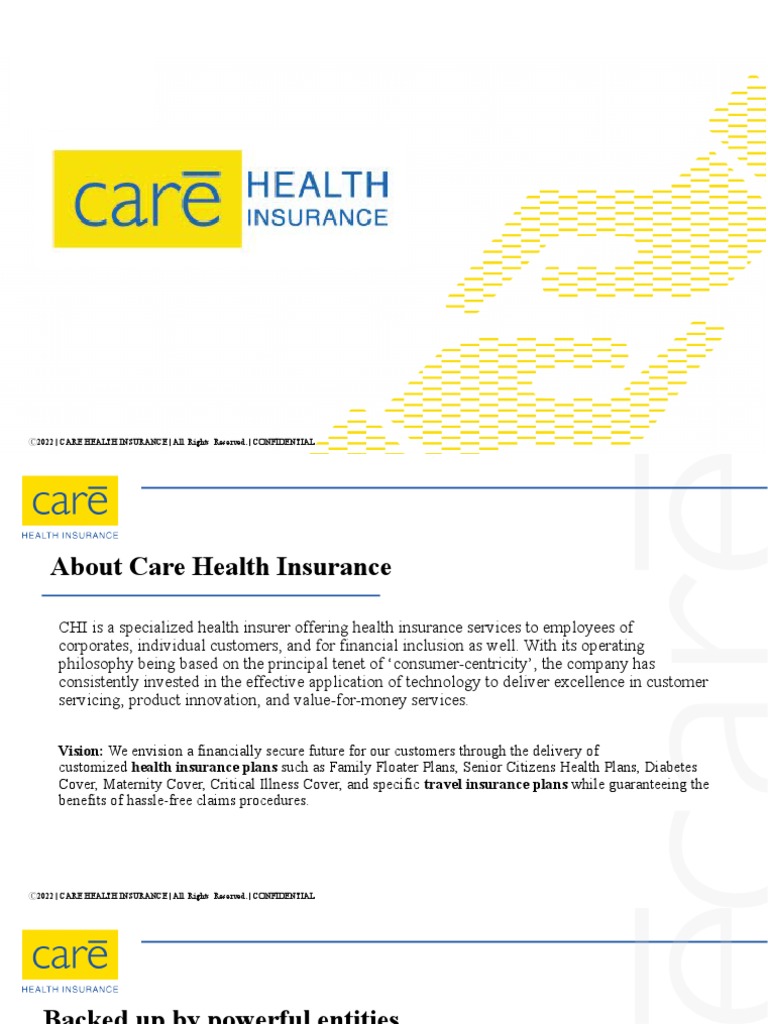 An Overview of Care Health Insurance Vision, Products, Partnerships