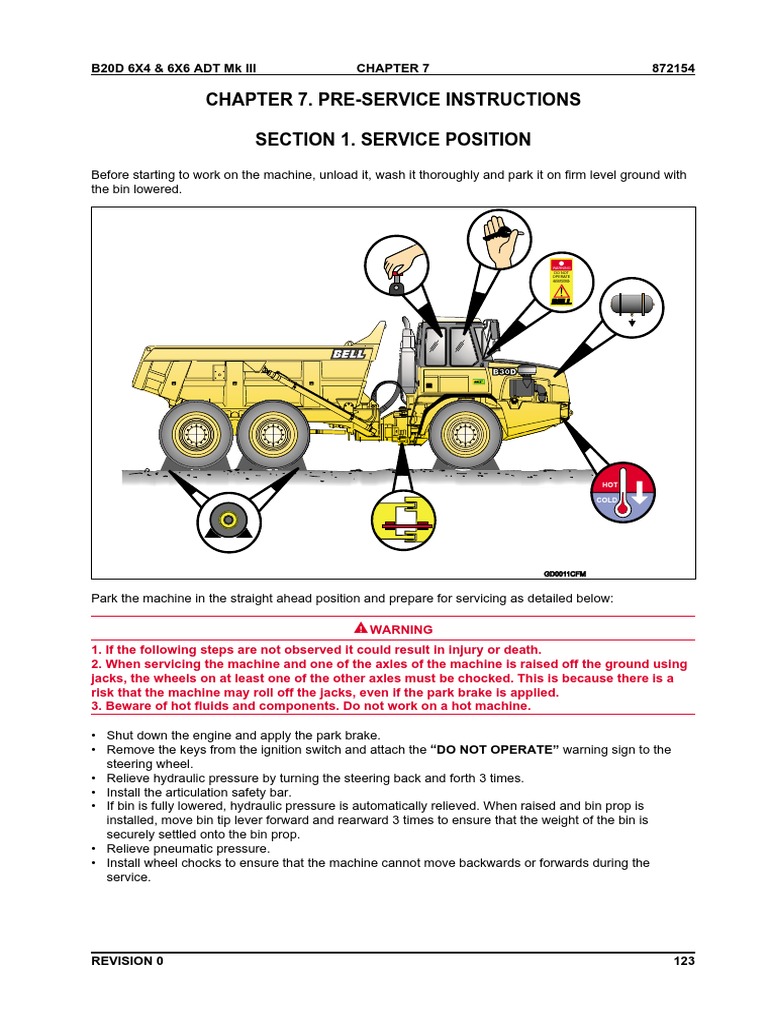 Pre-Service Safety Instructions for ADT | PDF | Menu (Computing) | Truck