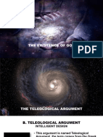 GHL 3. Teleological Argument For The Existence of God
