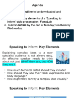 Speaking to Inform- key elements session 5