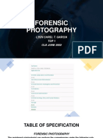Forensic Photography Techniques