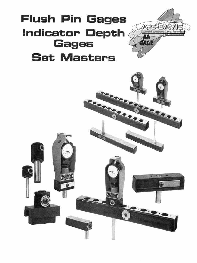 Flush Pin Ind Depth Gages PDF