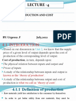 Intro CH 4 Theory of Production and Cost