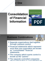Chapter 1 - Consolidation of Financial Information