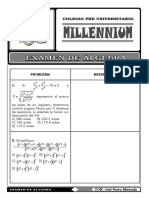 Examen de Algebra - 3 - Productos Notables - Mille