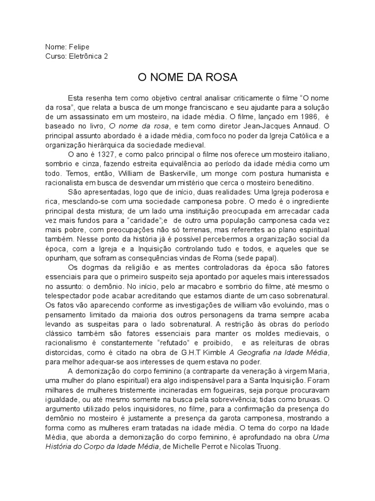 Análise do filme 