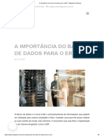 A Importância Do Banco de Dados para o ERP - Resposta 3