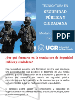 Tecnicatura en Seguridad Pública y Ciudadana