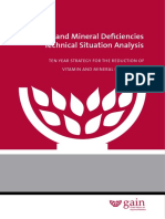 Vitamin and Mineral Deficiencies Technical Situation Analysis 2006
